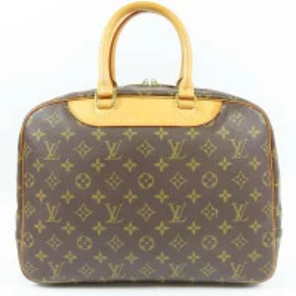 Louis Vuitton Deauville Monogram Handbag Brown - Picture 2 of 9